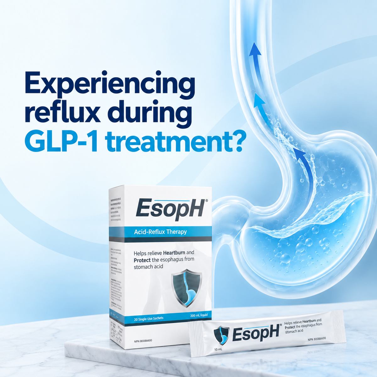 EsopH® Acid-Reflux Therapy Liquid Sachets 2