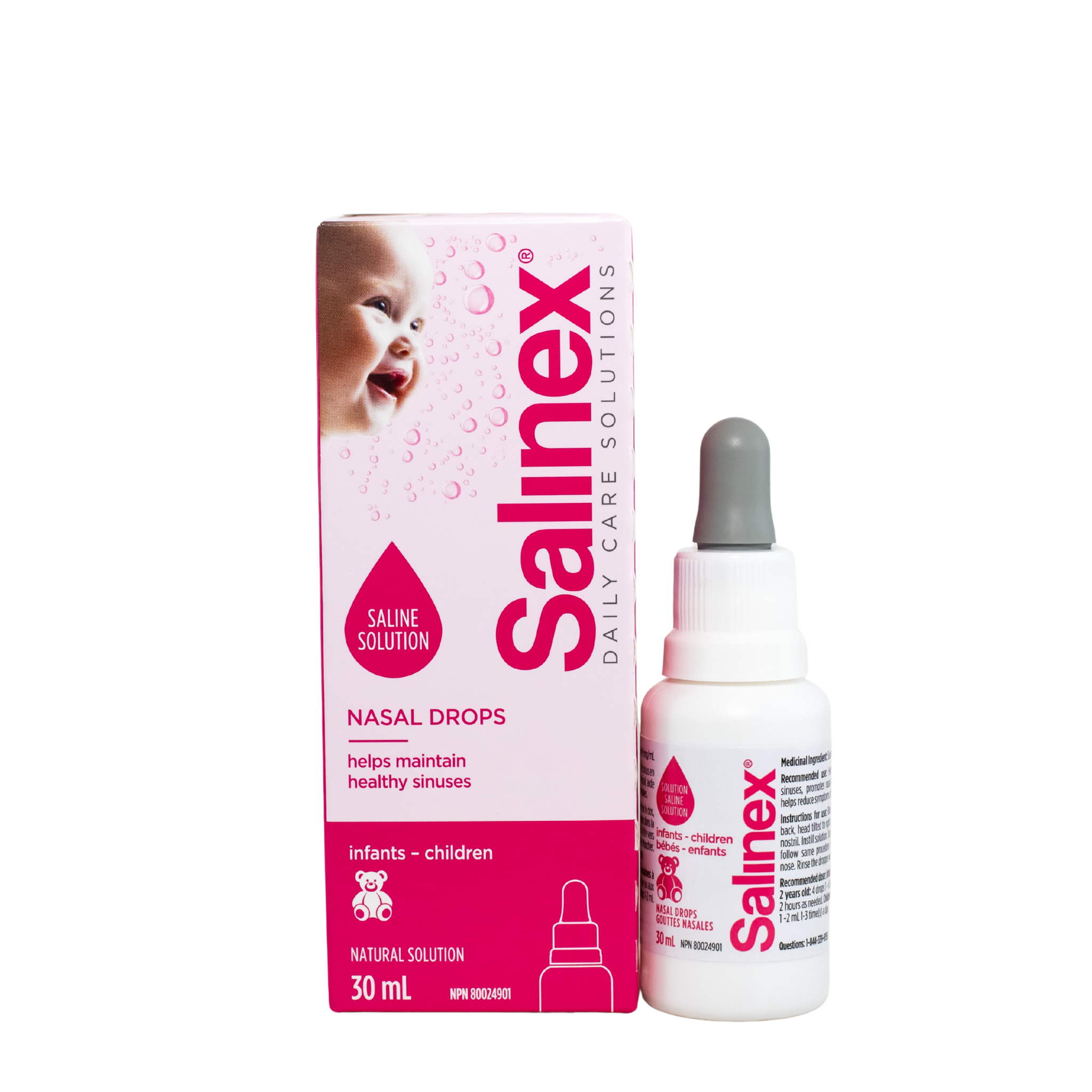 Salinex® Daily Care nasal drops for infants and children