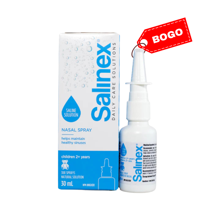 Salinex® Daily Care nasal spray for children 2+ years