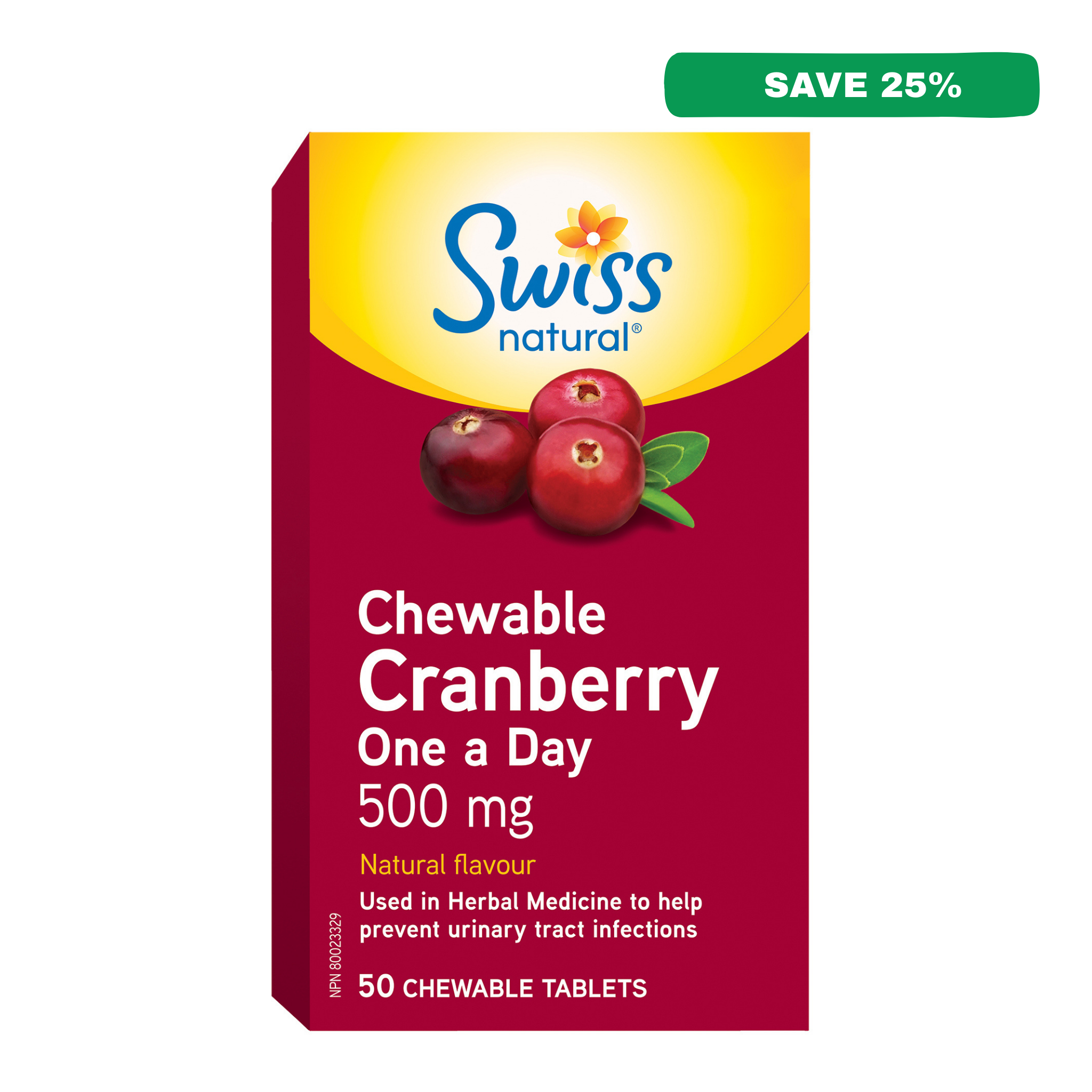 Cranberry One a Day 500 mg Chewable