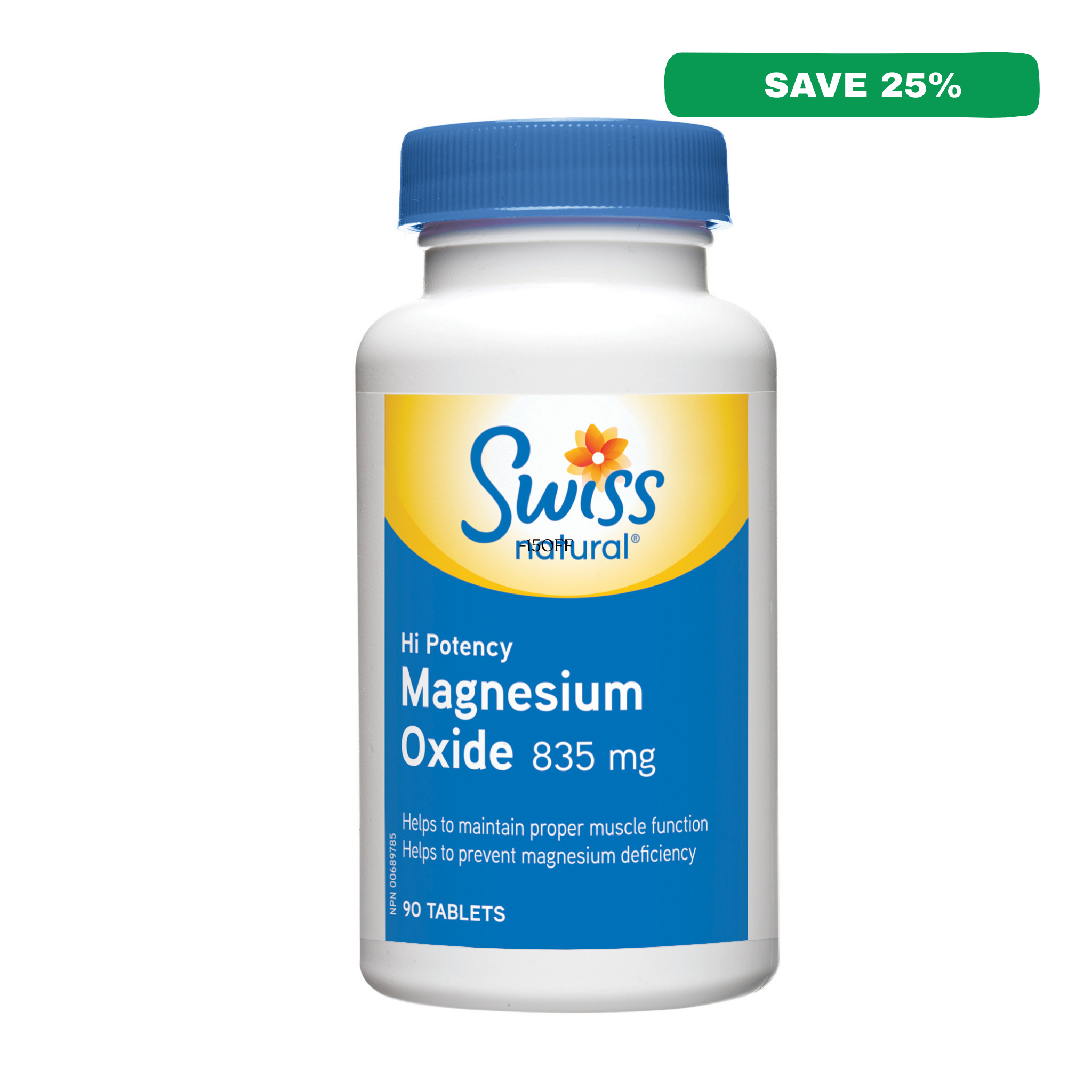 Hi Potency Magnesium Oxide 835 mg