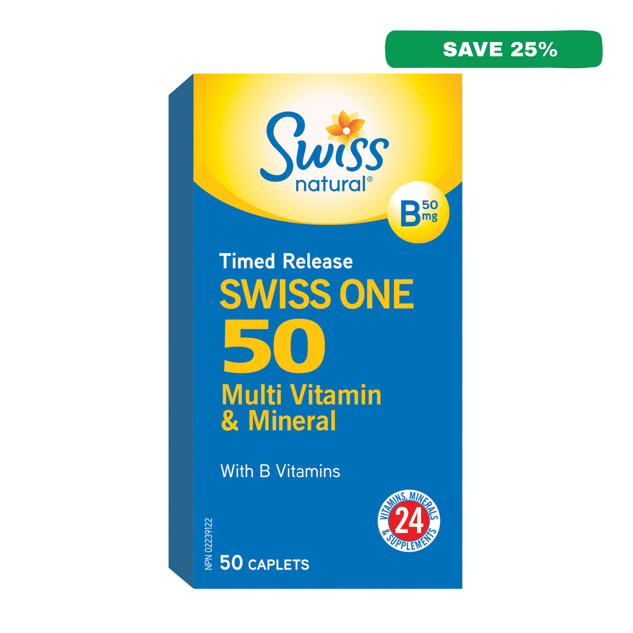 Swiss One 50 Timed Release Multi Vitamin & Mineral