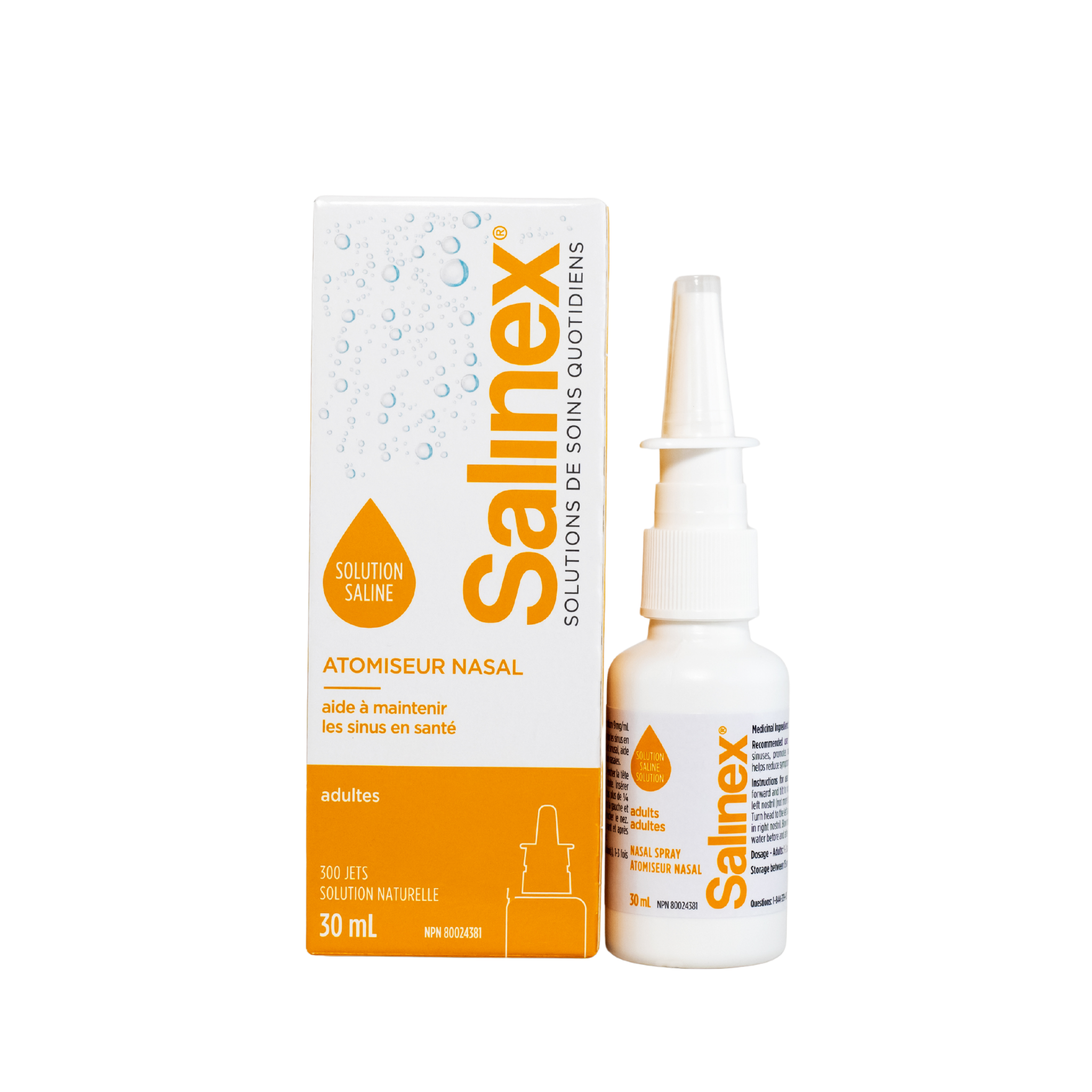 Salinex® Nasal spray, saline solution For adults 2