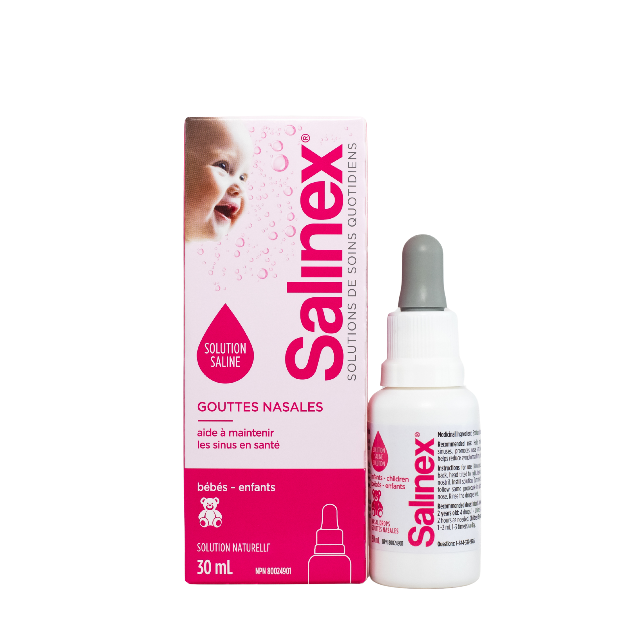 Salinex® Daily Care nasal drops for infants and children 2