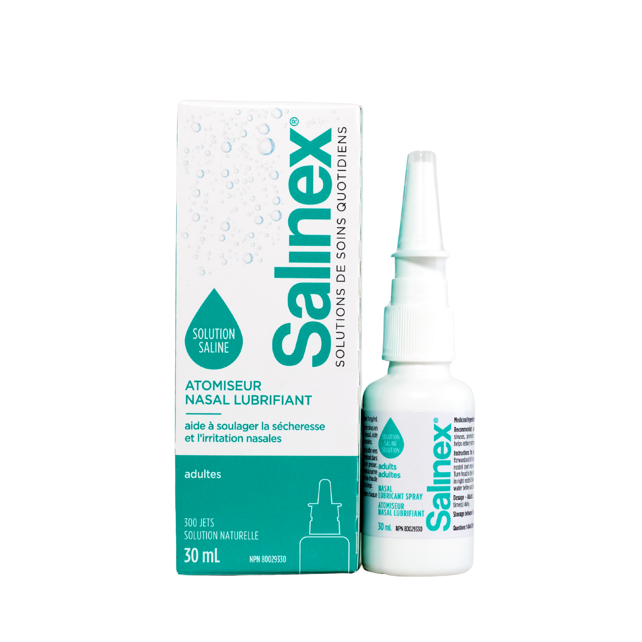 Salinex® Nasal Lubricant Spray, Saline Solution for Adults 3