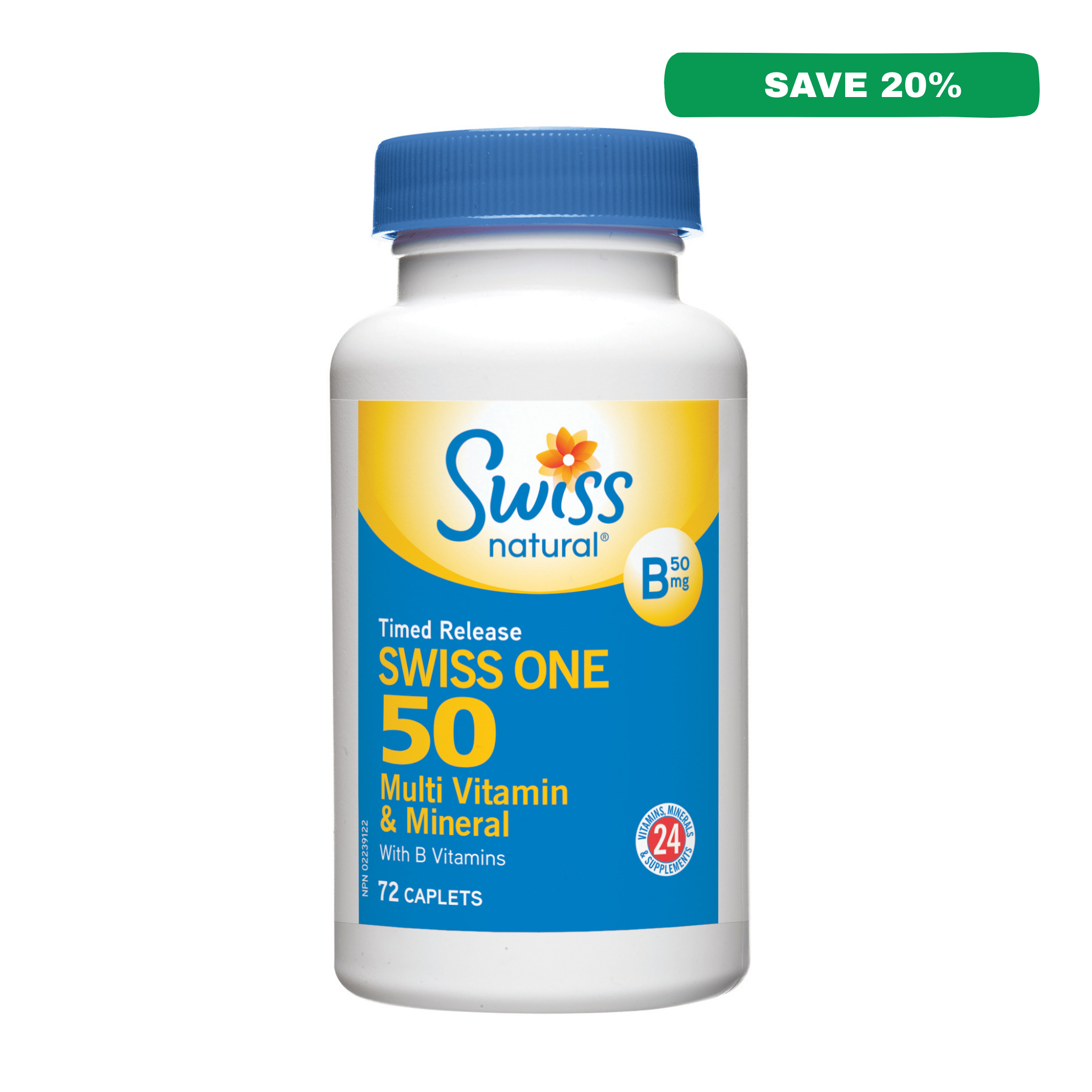 Swiss One 50 Timed Release Multi Vitamin & Mineral