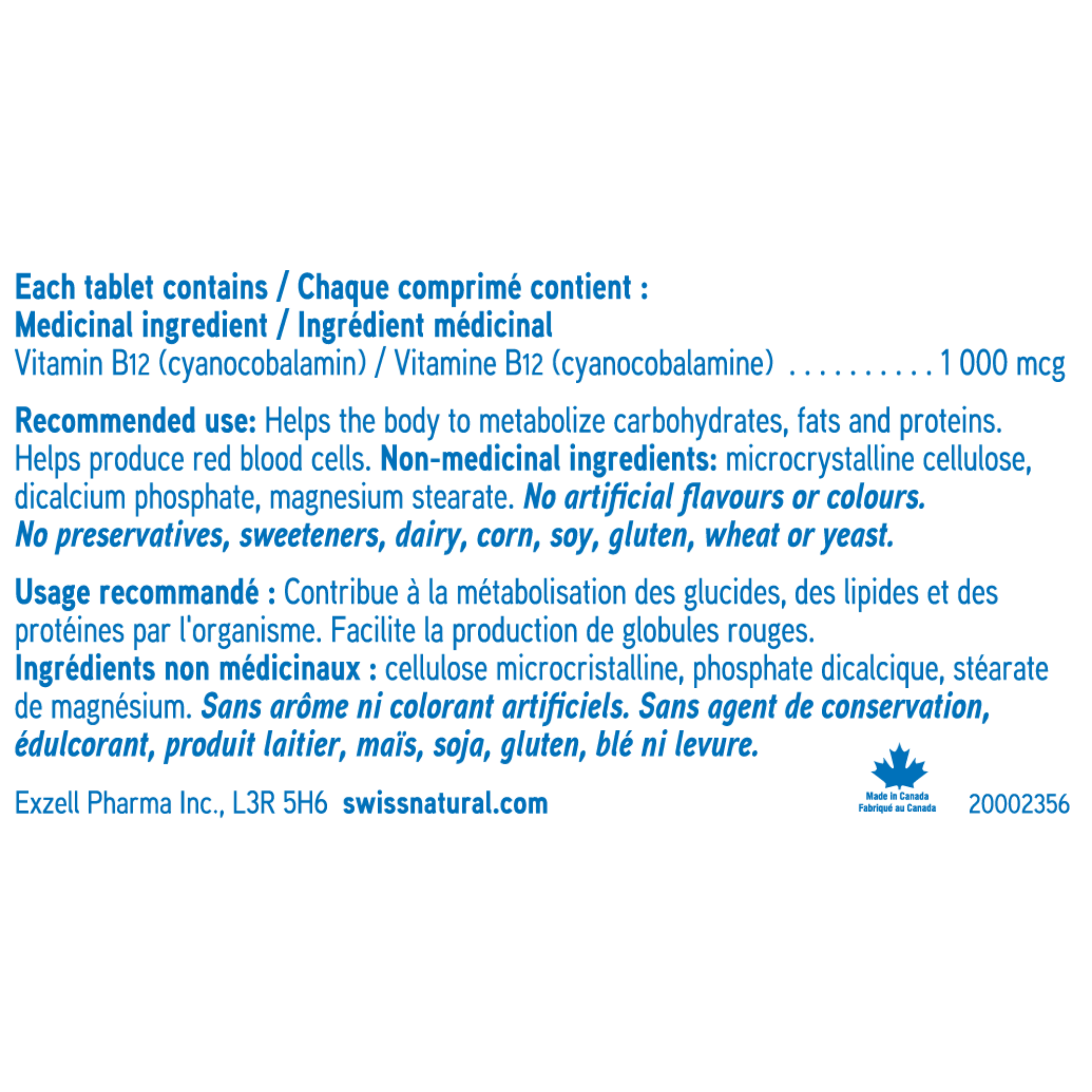Vitamin B12 1000 mcg 7