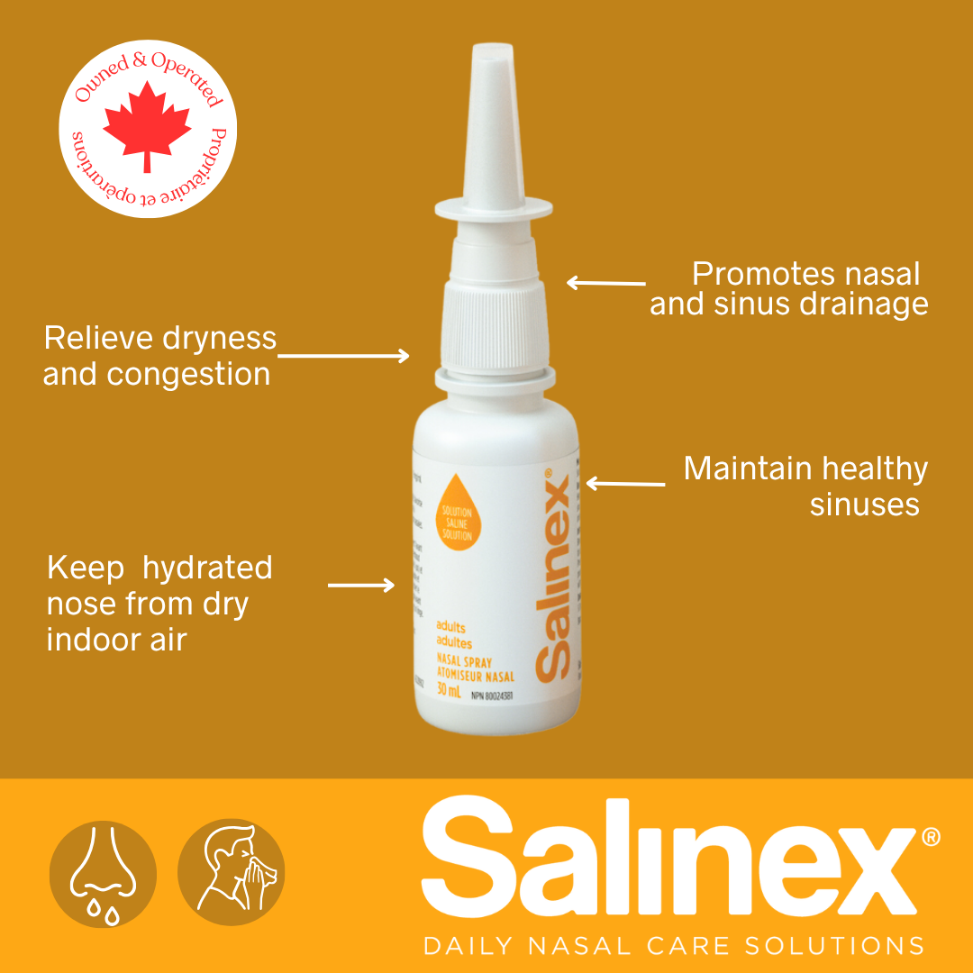 Salinex® Nasal spray, saline solution For adults 2