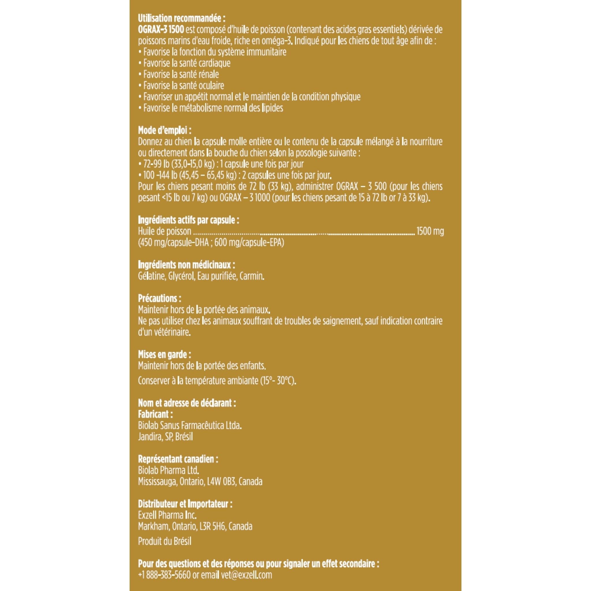 Ograx – 3® 1500 4