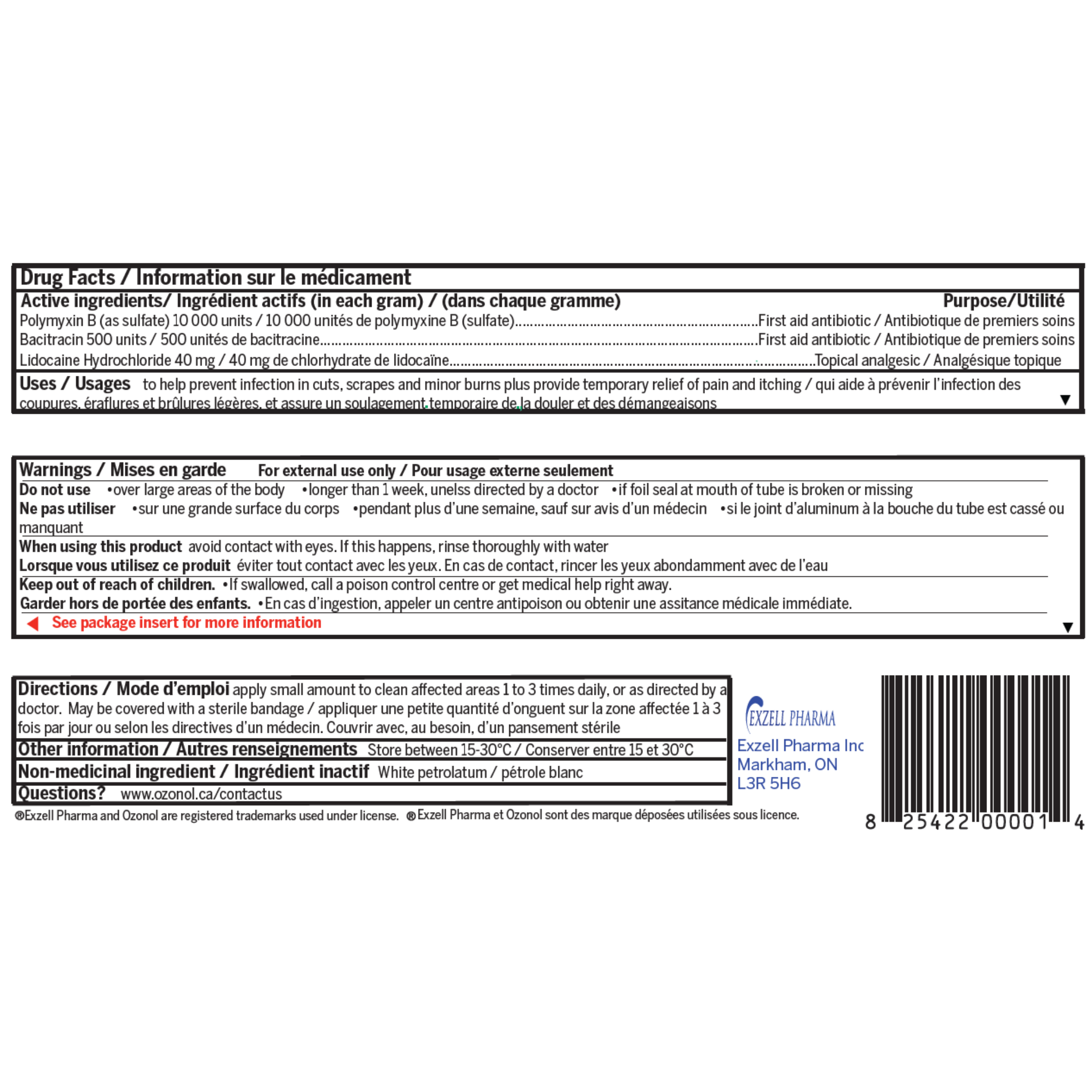 Ozonol® Antibiotic Plus-Ointment 30g 6