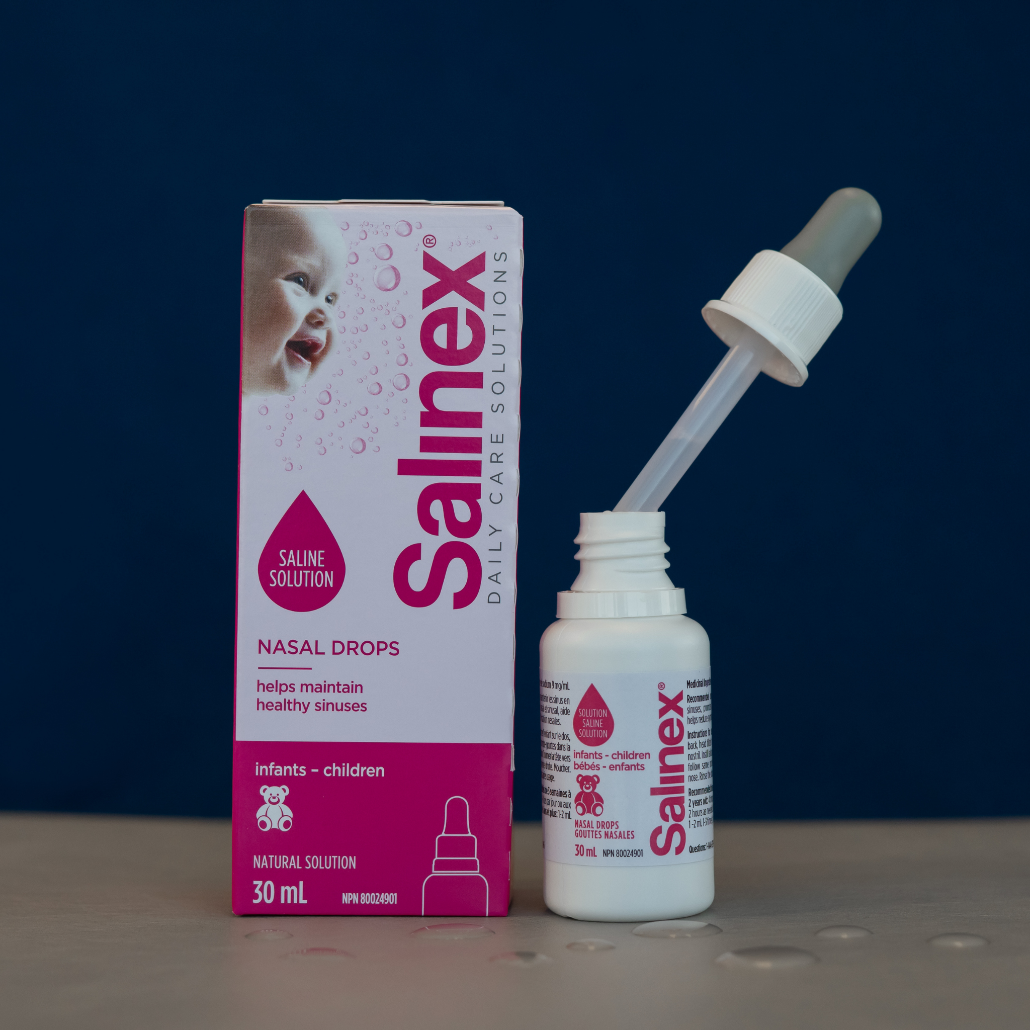 Salinex® Daily Care nasal drops for infants and children 5