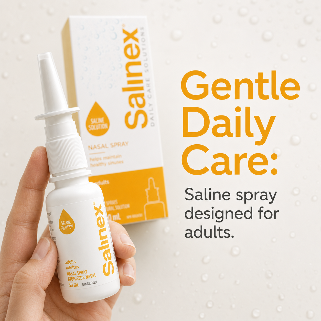 Salinex® Nasal spray, saline solution For adults 5
