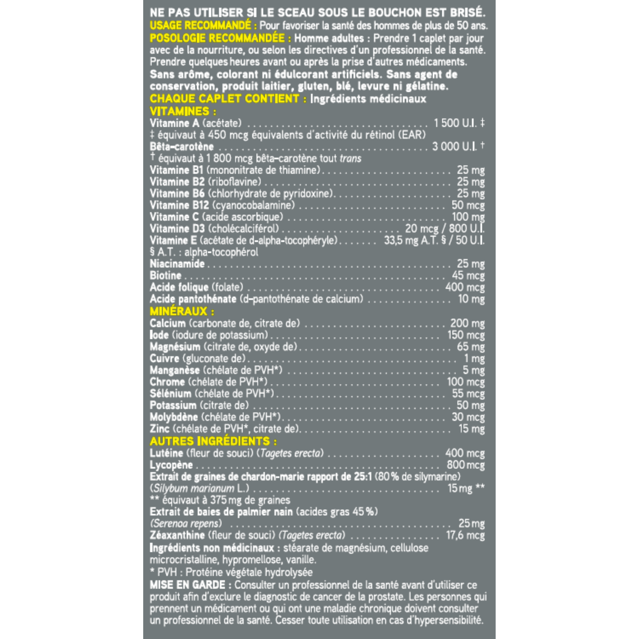 Total One Men 50+ Multi Vitamin & Mineral 7