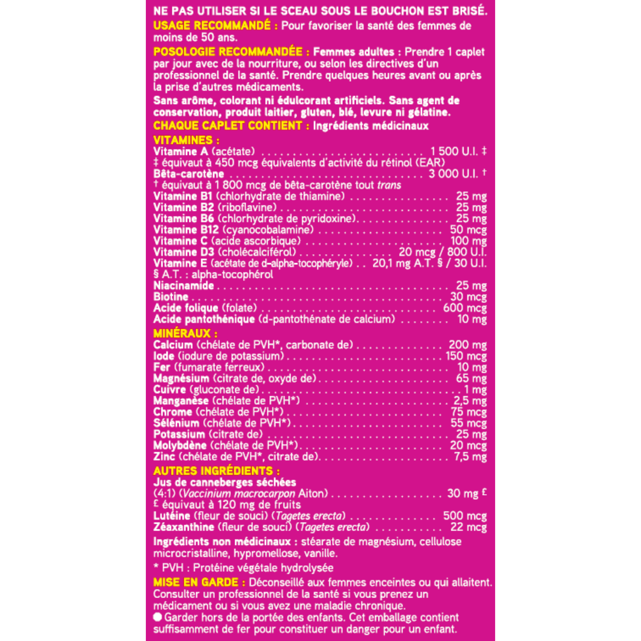 Total One Women Multi Vitamin & Mineral 7
