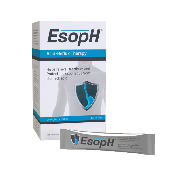 4 Packs EsopH® Acid-Reflux Therapy Liquid Sachets 2